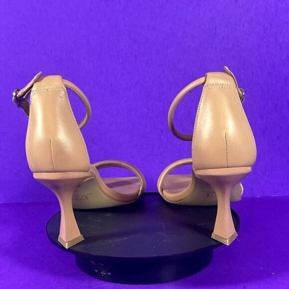 Marc Fisher Brown Leather Derine High Heel‎ Dress Sandals Shoe Size 7 - Picture 4 of 7